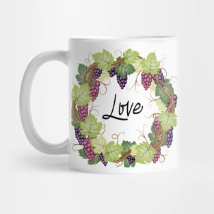 Love - Grape Vines Mug